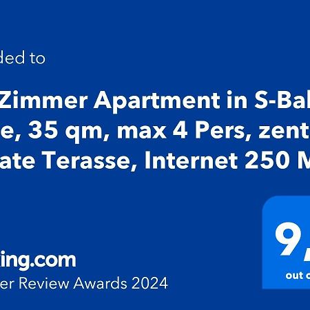 1,5 Zimmer Apartment In S-Bahn Naehe, 35 Qm, Max 4 Pers, Zentral, Private Terasse, Internet 250 Mbit Gaertringen Luaran gambar